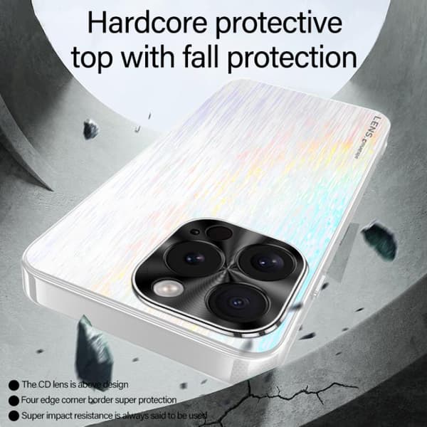 iPhone 16 Pro Max Dazzling Akryl Stötsäker Skal Svart
