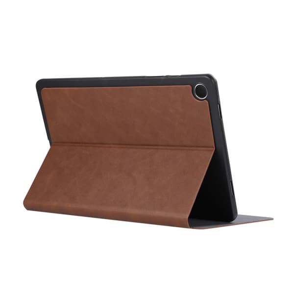 Samsung Galaxy Tab A9+ / A11+ skyddande läderfodral Brun