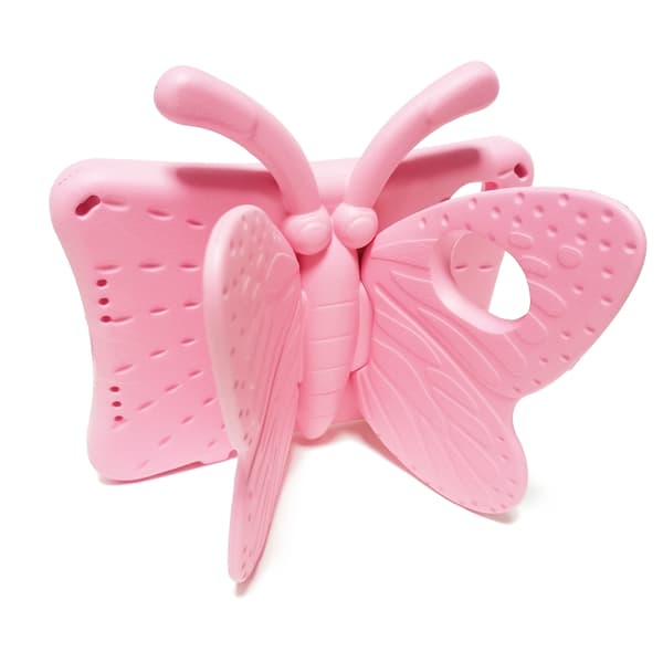 iPad mini 6 / mini 2024 Skal med Butterfly Bracket EVA Stötsäker Design Rosa