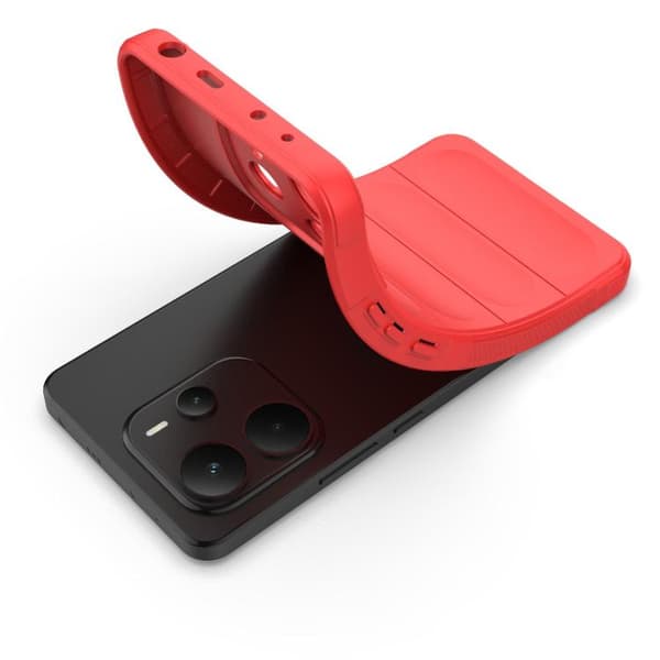 Redmi Note 14 4G - Magic Shield TPU + Flanell fodral EU Svart