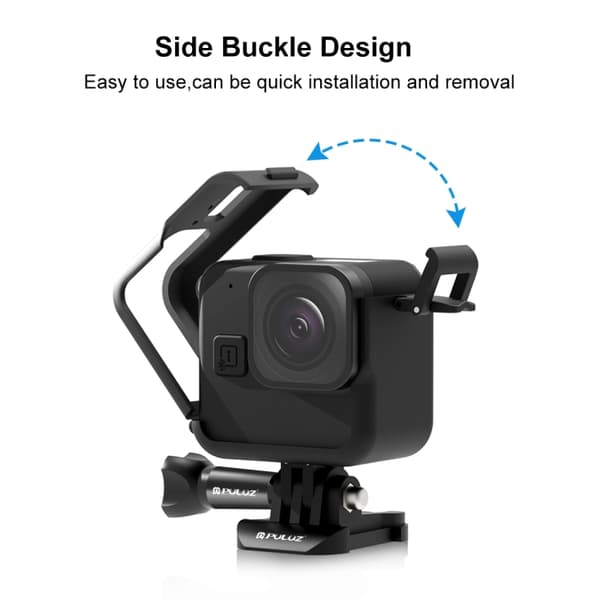 För GoPro Hero11 Black Mini PC Plast Ram med Spänne Basfäste & Skruv