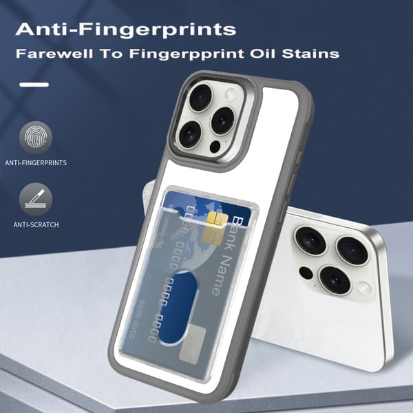 iPhone 18 Pro Max / iPhone 17 Pro Max Skal - akryl och TPU med elektroplätering Blå