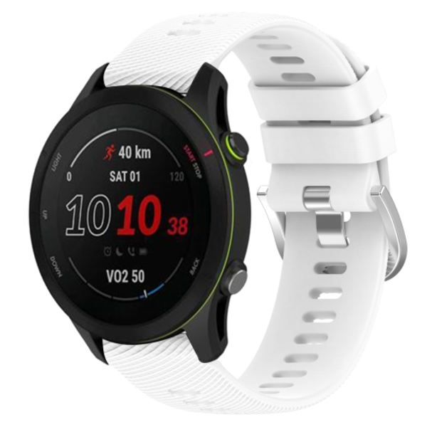 För GarminActive S 18mm enfärgad watch White