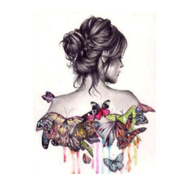 5D DIY Diamond painting - Butterfly Girl