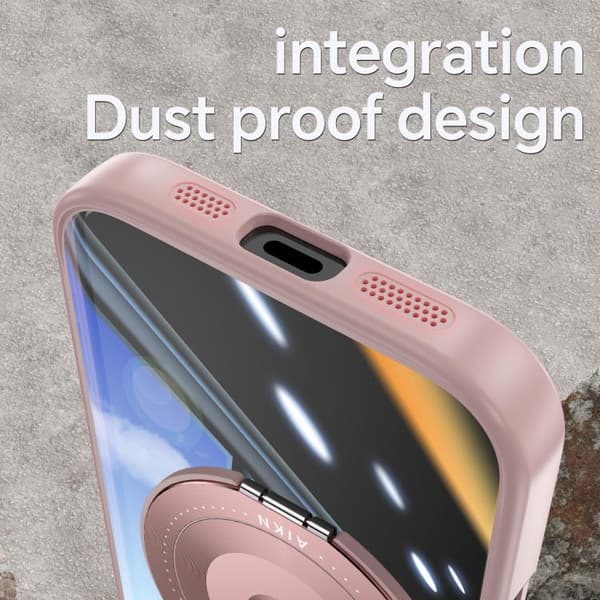 iPhone 18 Pro / iPhone 17 Pro 360 Skal Magsafe Akryl Hybrid TPU Rosa