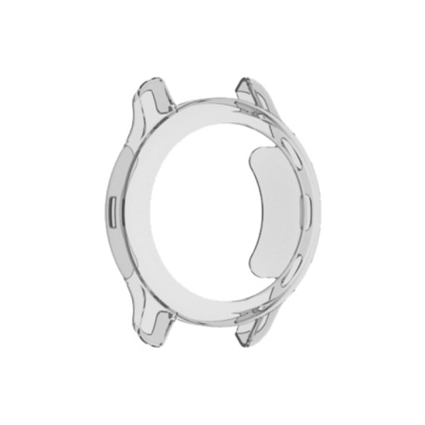 För Garmin Venu 2 Plus TPU Halvpack Candy Color Watch Case Transparent Grey