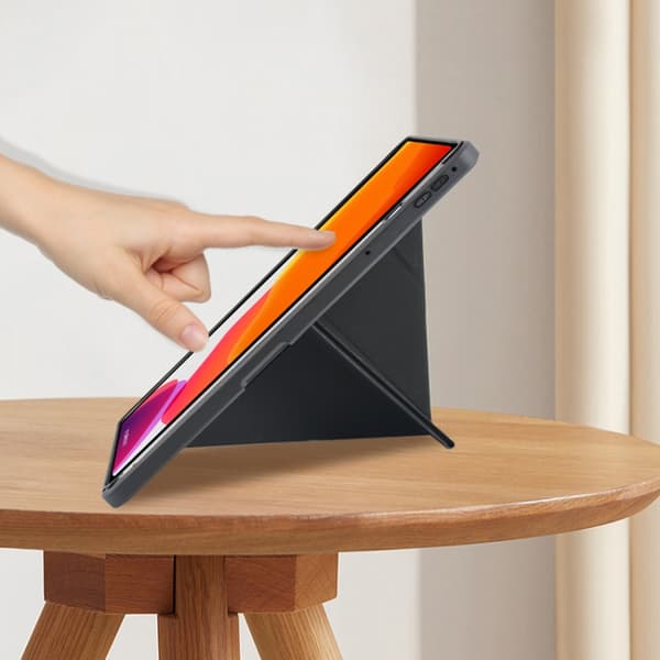 Samsung Galaxy Tab S8 Ultra 14.6" 2-i-1 Y-fold Smart Läderfodral Grå