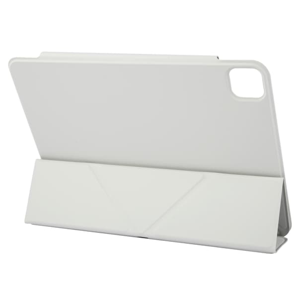 iPad Pro 13 2024 Y-Formad Dubbel-Sidig Klämma Magnetisk Smart Skal Ljusgrå