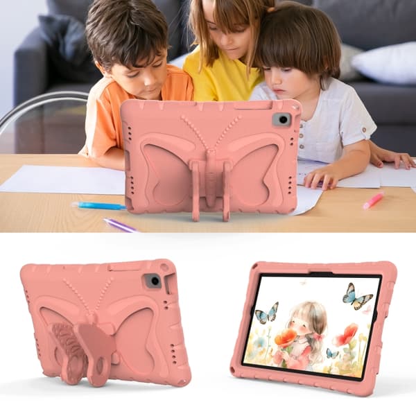 Samsung Galaxy Tab A9+ / A11+ EVA Stöttåligt Fodral Rosa Orange