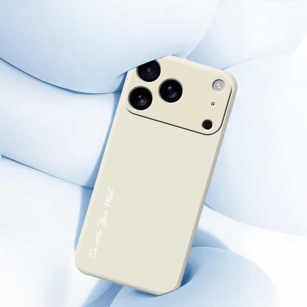 iPhone 18 Pro Max / iPhone 17 Pro Max Skal - Gör Som Du Vill, Fin Hål, Rak Kant, Silikon Purpur
