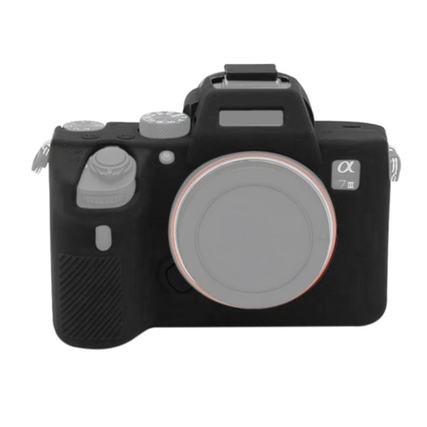 Mjukt silikonfodral för Sony A7III / A7S3 / A7RIII / A7SIII Svart