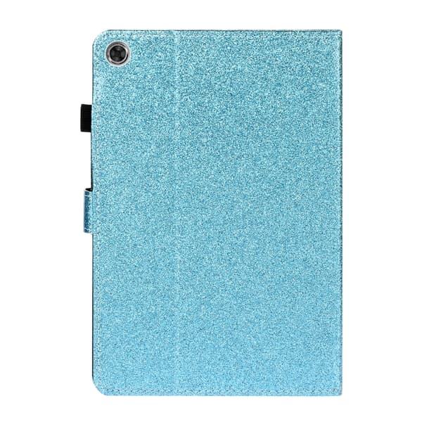Samsung Galaxy Tab A8 10.5 (2021) Glitter Läderfodral Blå