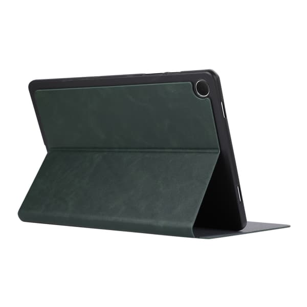 Samsung Galaxy Tab A9+ / A11+ skyddande läderfodral Grön