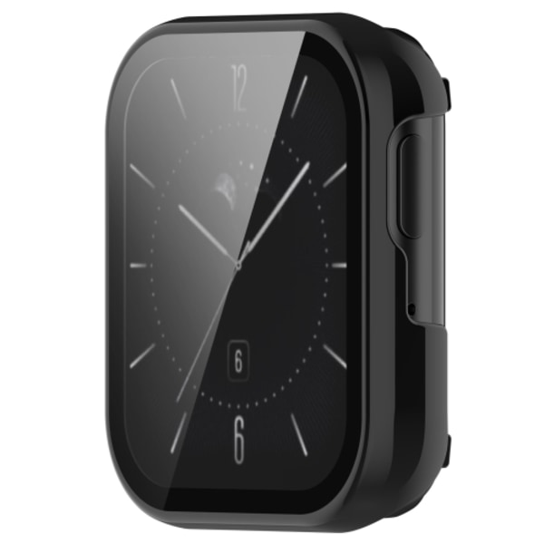För OPPO Watch SE PC+ Toughened Film Integrated Protective Case Black
