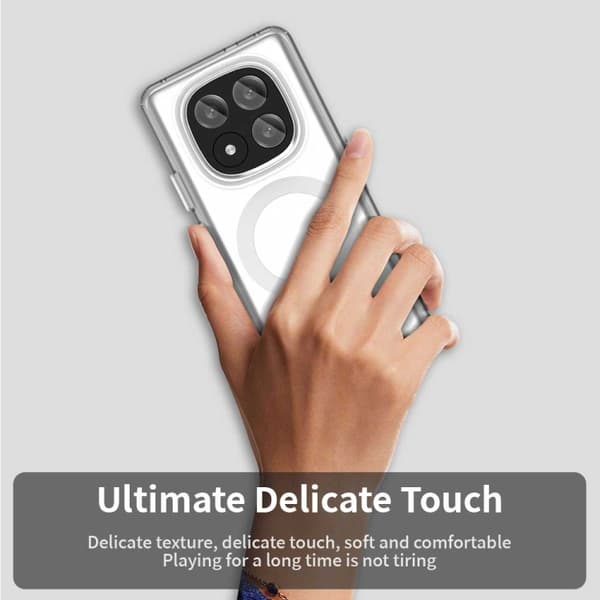 Redmi Note 14 Pro+ 5G - Candy MagSafe PC Hybrid TPU Mobilskal Vit