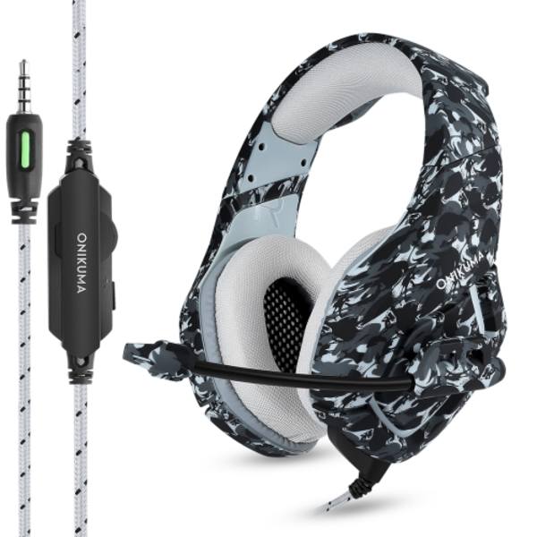 ONIKUMA K1 Djup bas brusreducerande spelheadset med mikrofon 2