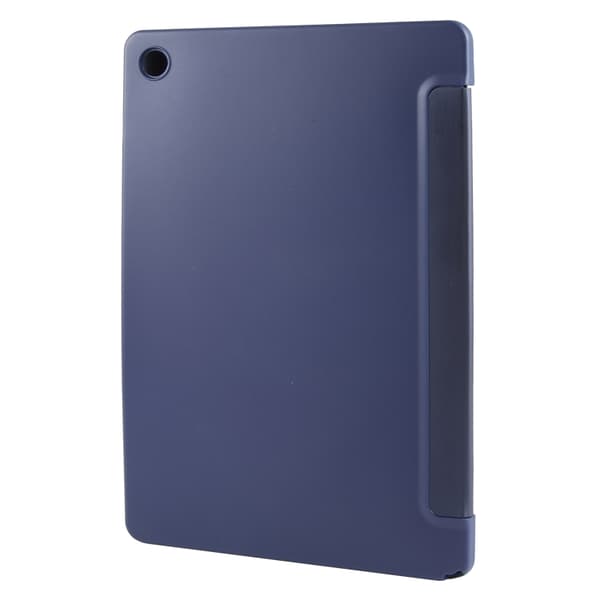 Samsung Galaxy Tab A9+ / A11+ Tri-fold TPU Läderfodral Mörkblå