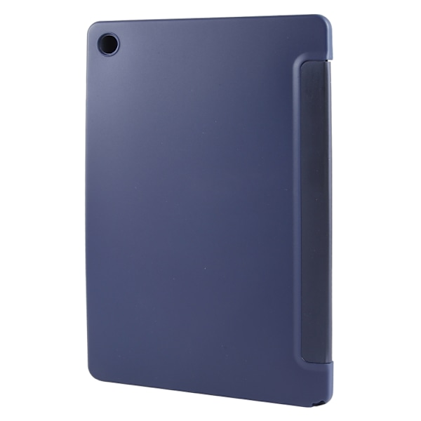 Samsung Galaxy Tab A9+ Skal i TPU Läder med Tri-fold Flip Mörkblå