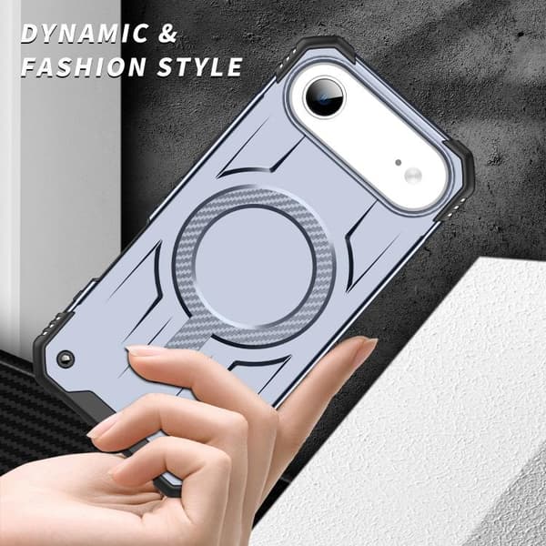 iPhone 17 Air Skal MagSafe TPU Hybrid PC Grå