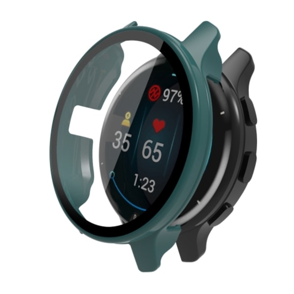 För Garmin Venu 2S PC + watch i härdat glas Pine Needle Green