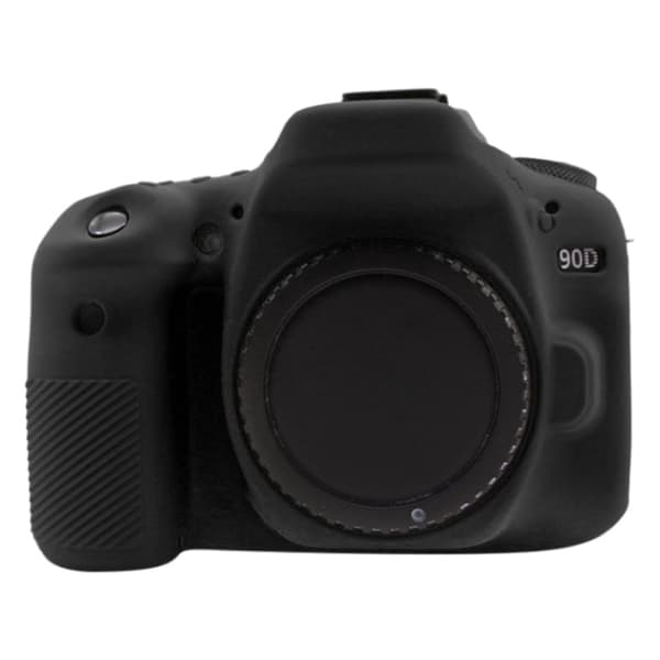 Mjukt silikonfodral för Canon EOS 90D Svart