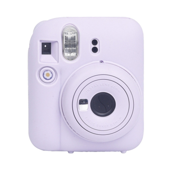 Mjukt silikonkameraskydd för FUJIFILM instax mini 12 Lila