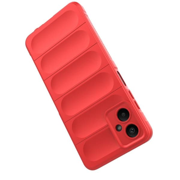 Samsung Galaxy A06 5G Skal Magic Shield TPU + Flanell Mörkgrå