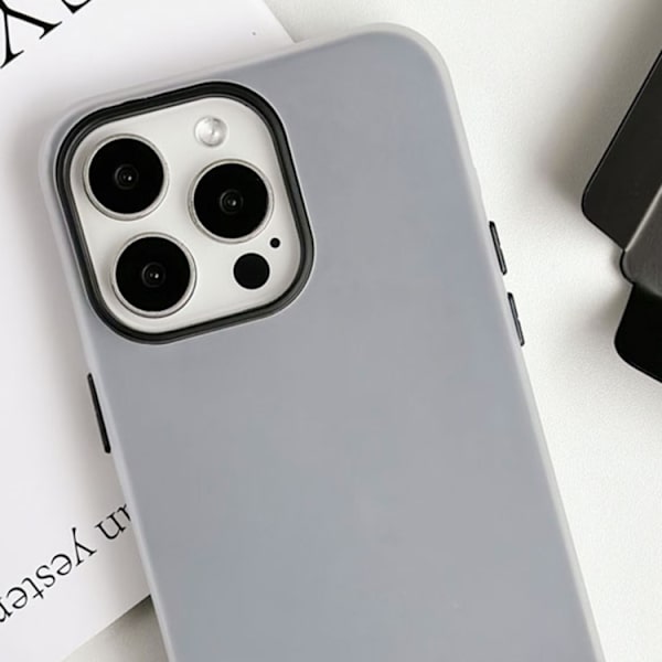 iPhone 16 Pro Max Skal Jelly Series TPU + PC Full Coverage Svart