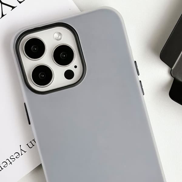 iPhone 16 Pro Skal Jelly Series TPU + PC Full Coverage Vit