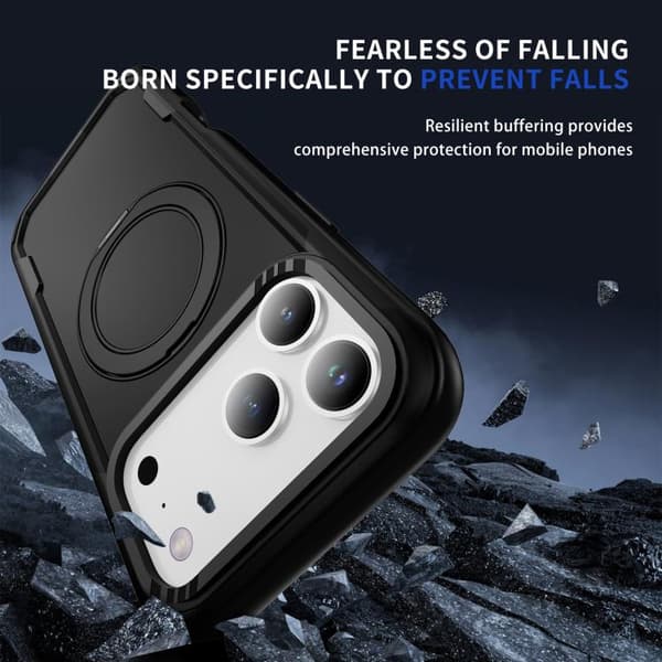 iPhone 18 Pro Max / iPhone 17 Pro Max Skal Defend Rugged Gear Holder MagSafe Svart