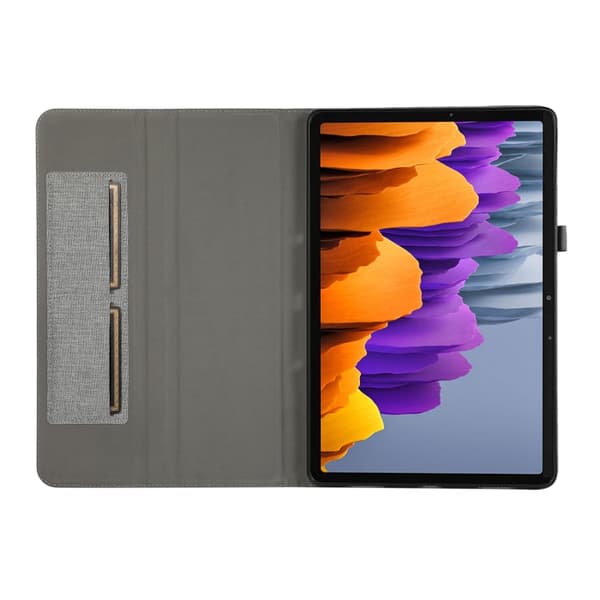 Samsung Galaxy Tab S9+/S10+ Flipfodral i TPU och PU-läder Grå