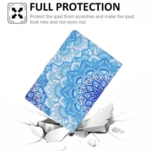 Samsung Galaxy Tab A 8.0 (2015) TPU Läderfodral Grön Blomma