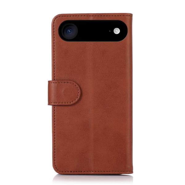 iPhone 17 Air Skal läderfodral - ko-textur Brun