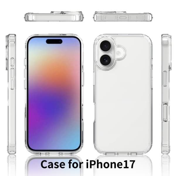 iPhone 17 Scratchproof Acrylic TPU Skal Transparent