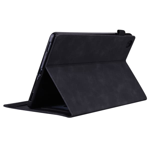 iPad Pro 13 2024 Skal i Spaltad Stötsäker Läderfodral Svart