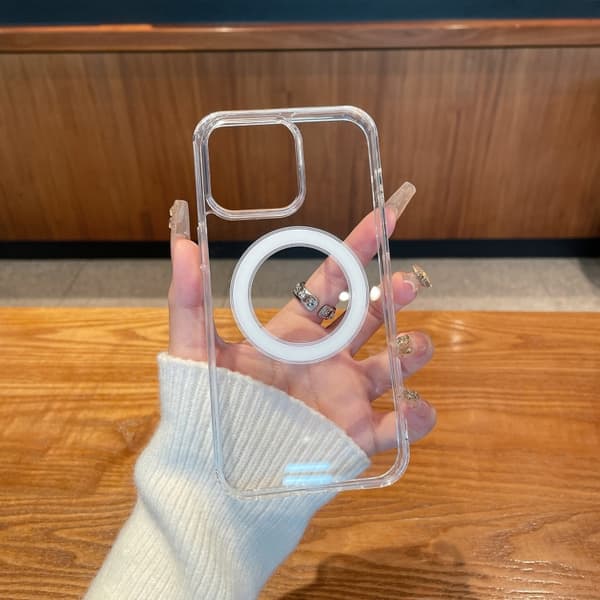 iPhone 18 Pro Max / iPhone 17 Pro Max Skal - Klar Akryl TPU med MagSafe