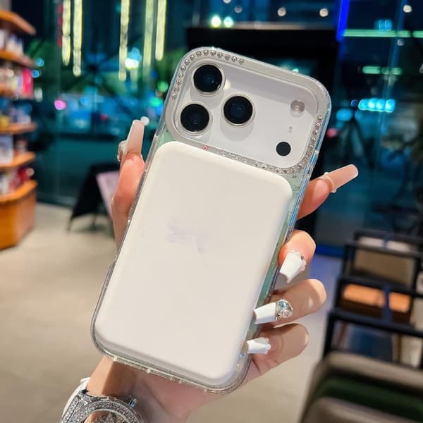 iPhone 17 Pro Max Blink Series Metall Linsskydd MagSafe Magnetisk IMD Skal Mörkblå