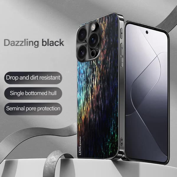 iPhone 16 Pro Dazzling Akryl Stötsäker Skal Rosa