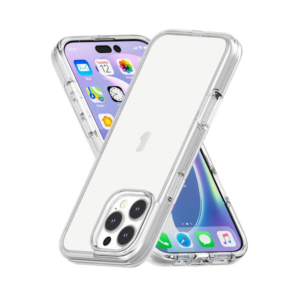iPhone 16 Pro Shockproof Terminator Transparent Skal Transparent