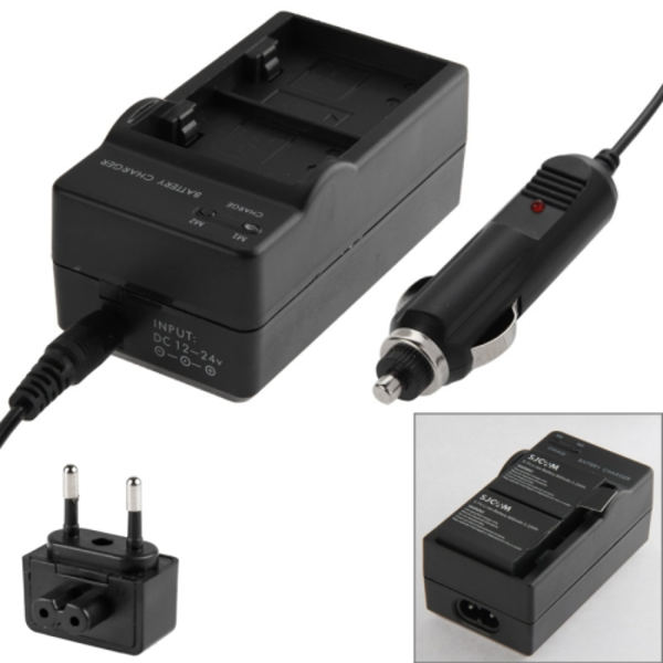 Dubbel digital kamerabatteriladdare för SJ4000, SJ5000, SJ6000, M10