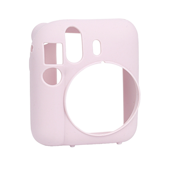 Mjukt silikonkameraskydd för FUJIFILM instax mini 12 Rosa