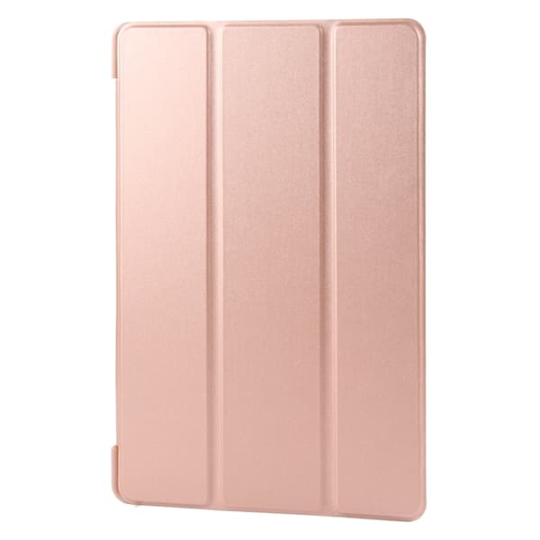 Samsung Galaxy Tab A9+ / A11+ Tri-fold TPU Läderfodral Roséguld
