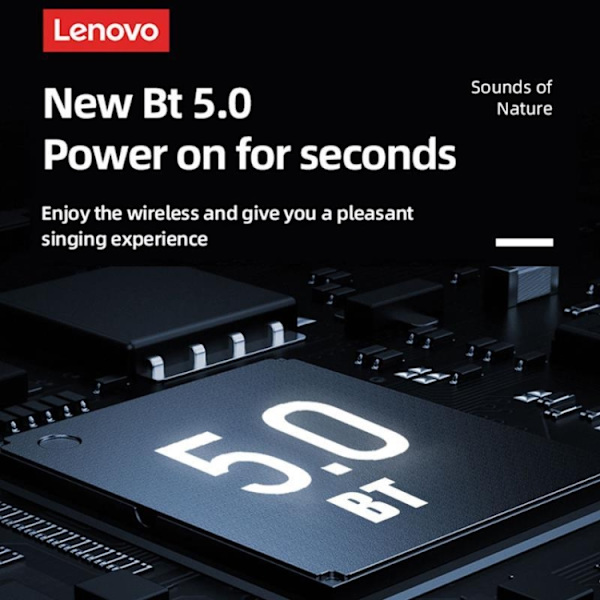 Lenovo ThinkPlus M1 Trådlös Handhållen Mikrofon Karaoke Högtalare (Rosa)