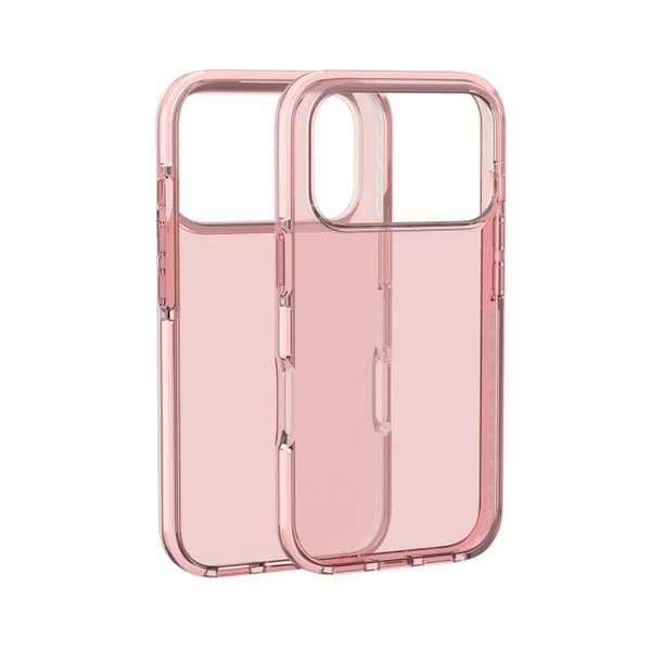 iPhone 18 Pro Max / iPhone 17 Pro Max Skal - Tvåfärgad Stötsäker Hög Transparens TPU Rosa