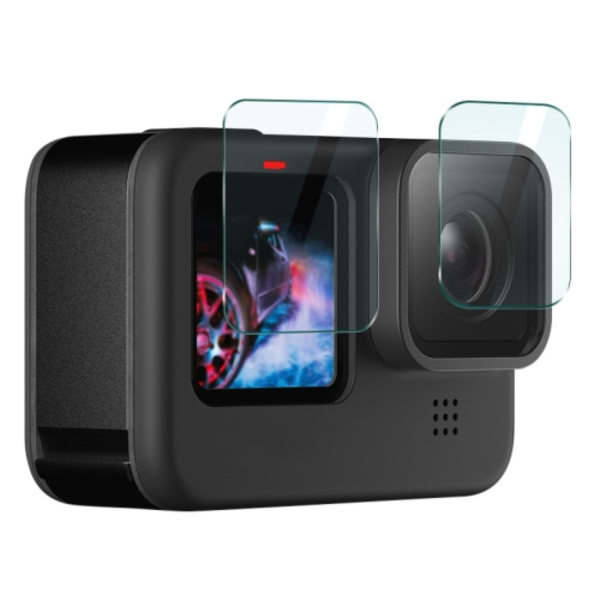 imaks härdat glasfilm för GoPro HERO11 Black bakre skärm + främre skärm + bakre kameralins