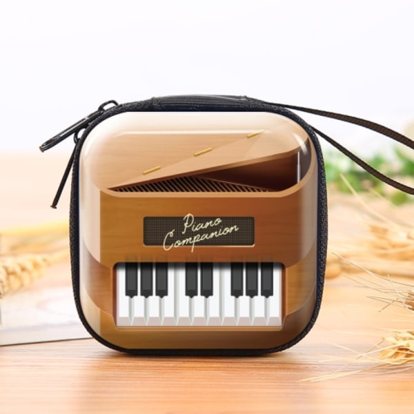 Barnsemester Present Praktisk Myntväska Retro Elektrisk Leksaksväska 7cm x 7cm x 3cm Elektronisk orgel