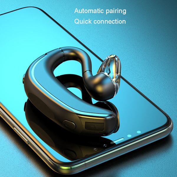 M-800 Vänster och höger rotation affärs stereo Bluetooth hörlurar Grå