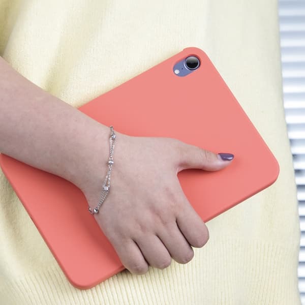 iPad mini 2024 / mini 6 Skal i Mutural Silikon Mikrofiber Ljusblå