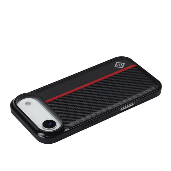 iPhone 17 Air Skal - Kolfibertextur - 3 - 1 Stötsäker Telefonfodral