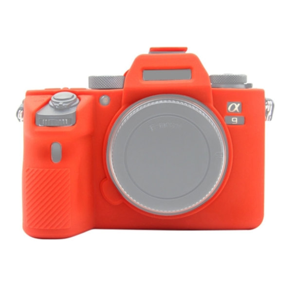 Mjukt silikonfodral för Sony A9 (ILCE-9) / A7 III/ A7R III Röd